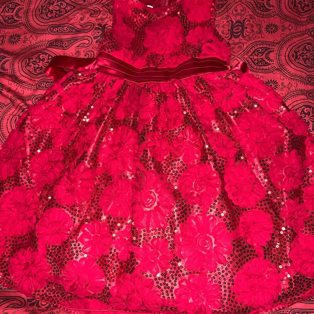 American princess girl holiday dress